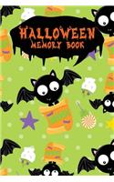 Halloween Memory Book: An Activity Book for Kids to Record Their Halloween Day - Coloring - Drawing - Journaling - Star Bat