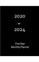 2020-2024 Five Year Monthly Planner: Monthly Organizer And Five Year Planner Gifts - Touch