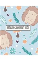 Hedgehog Coloring Book