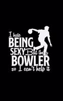 Sexy Bowler: 6x9 Bowling - blank with numbers paper - notebook - notes