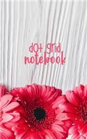 Floral Dot Grid Notebook