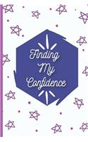 Finding My Confidence: 30-Day Undated Double Page Spread Guided Journal with Daily Self-Confidence Questions and Goal Setting Ideas, with a Purple Star Design