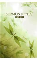 Sermon Notes Journal