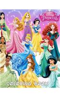 Princesses Coloring Book: Coloring Book for Kids and Adults with Fun, Easy, and Relaxing Coloring Pages