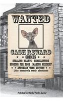 Peterbald Cat Wanted Poster Journal