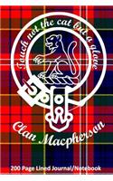 Clan MacPherson 200 Page Lined Journal/Notebook