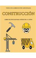 Libro de pintar para niños de 4-5 años (Construcción): (Libro de Pintar Para Niños de 4-5 Años)