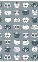 Journal Notebook For Cat Lovers: Lined and Numbered Pages With Index Blank Journal For Journaling, Writing, Planning and Doodling.(2 Lined Journal Notebook)