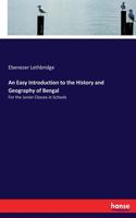 An Easy Introduction to the History and Geography of Bengal