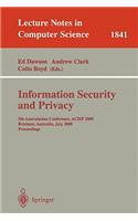 Information Security and Privacy