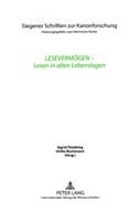 Lesevermoegen - Lesen in Allen Lebenslagen