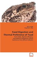 Food Digestion And Thermal Preference of Toad