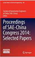 Proceedings of Sae-China Congress 2014: Selected Papers