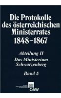 Die Protokolle Des Osterreichischen Ministerrates 1848-1867. Abteilung II