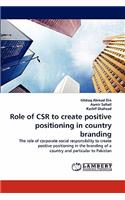 Role of Csr to Create Positive Positioning in Country Branding