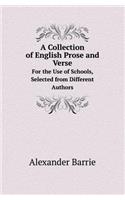 A Collection of English Prose and Verse for the Use of Schools, Selected from Different Authors