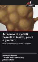 Accumulo di metalli pesanti in insetti, pesci e gamberi