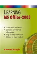 Learning MS Office 2003