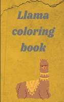 Llama Coloring Book