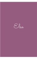 Else: notebook with the name on the cover, elegant, discreet, official notebook for notes, dot grid notebook,