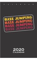 Base Jumping lettering Calendar 2020