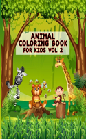 Animal Coloring Book For Kids Vol 2