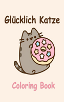 Glücklich Katze Coloring Book