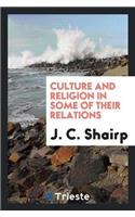 Culture and Religion in Some of Their Relations