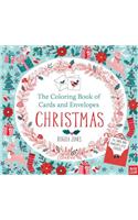 The Coloring Book of Cards and Envelopes: Christmas