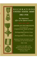 Decorations United States Army, 1862-1926