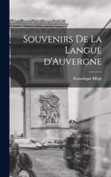 Souvenirs de la Langue d'Auvergne