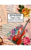 Academic Planner 2019-2020 Page A Day