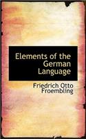 Elements of the German Language