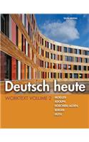 Deutsch Heute Worktext, Volume 2
