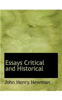 Essays Critical and Historical