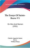 The Essays Of Sainte-Beuve V1: On Men And Women (1901)