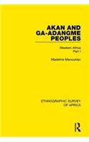 Akan and Ga-Adangme Peoples: Western Africa Part I