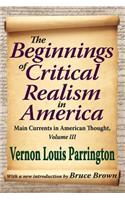 Beginnings of Critical Realism in America