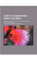 How to Understand Music Volume 2; A Concise Course of Musical Culture by Object Lessons and Essays
