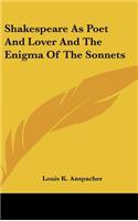 Shakespeare As Poet And Lover And The Enigma Of The Sonnets