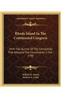 Rhode Island in the Continental Congress