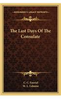 Last Days of the Consulate