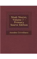 Studi Storici, Volume 7