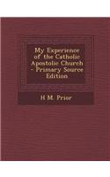 My Experience of the Catholic Apostolic Church - Primary Source Edition