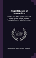 Ancient History of Universalism