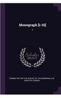 Monograph [1-16]