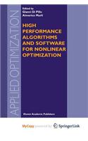 High Performance Algorithms and Software for Nonlinear Optimization