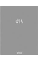 Notebook for Cornell Notes, 120 Numbered Pages, #LA, Grey Cover: For Taking Cornell Notes, Personal Index, 8.5"x11", Hashtag Series, Genius Edition