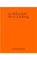 The Line-A-Day 50 Year Journal Orange