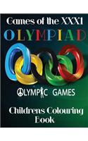 Games of the Olympiad XXX1 Childrens Colouring Book